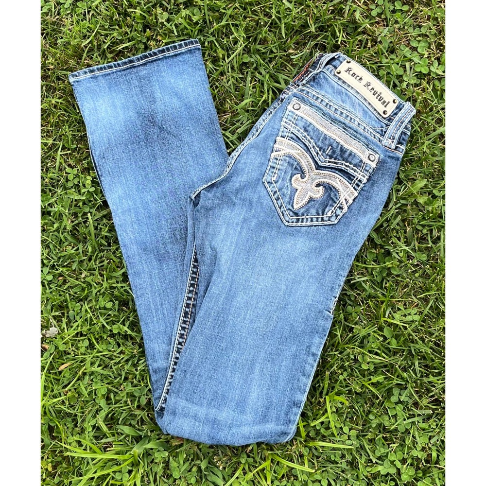 Rock Revival Blue Boot Cut Jeans